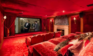 Ozzy, Sharon Osbourne Sells Hancock Park Mansion for $18M Movie Room